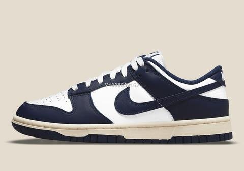 代購】Nike Dunk Low Midnight Navy 海軍藍經典時尚休閒滑板鞋女鞋