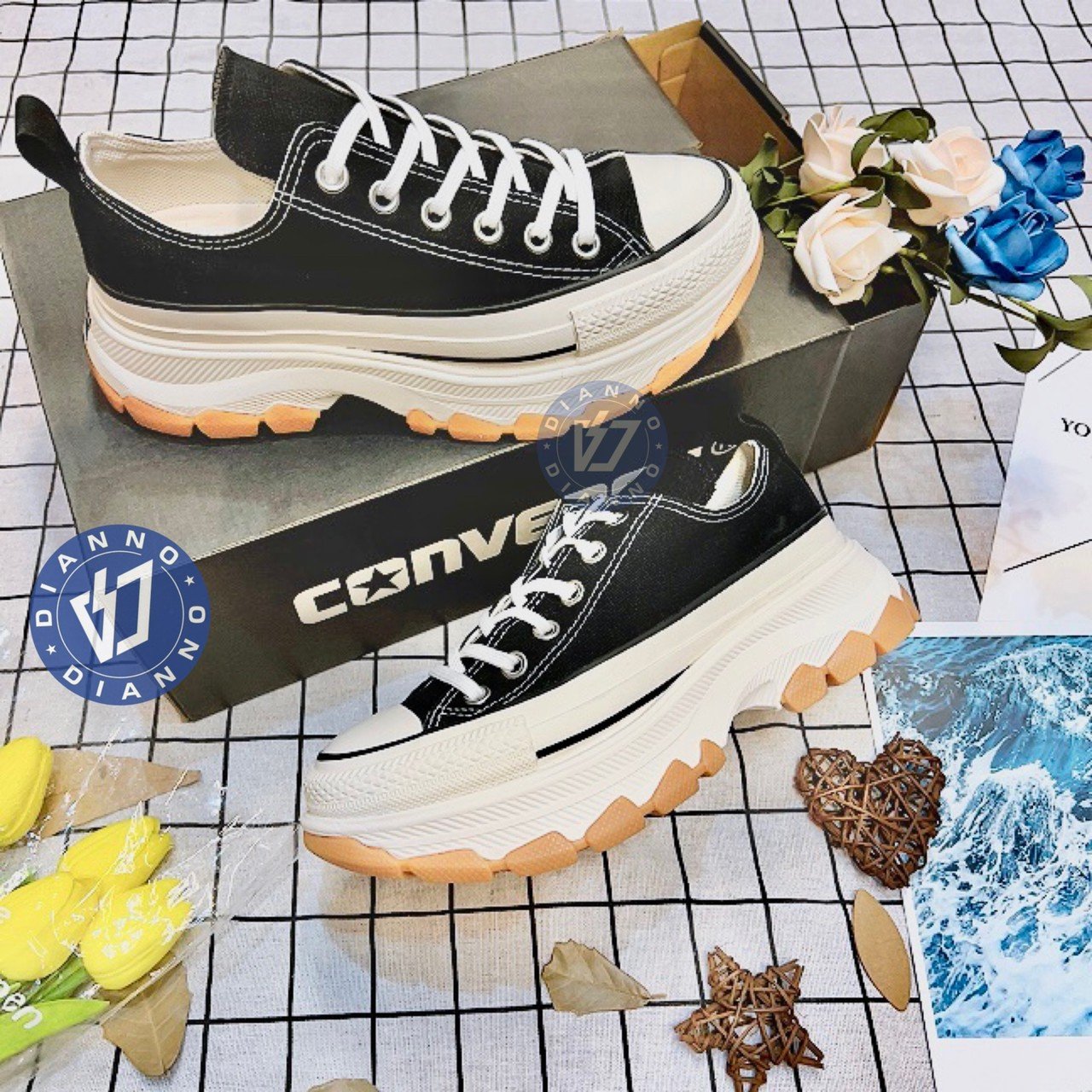 帝安諾實體店面✨ Converse ALL STAR 100 TREKWAVE HI 高筒防潑水鋸齒