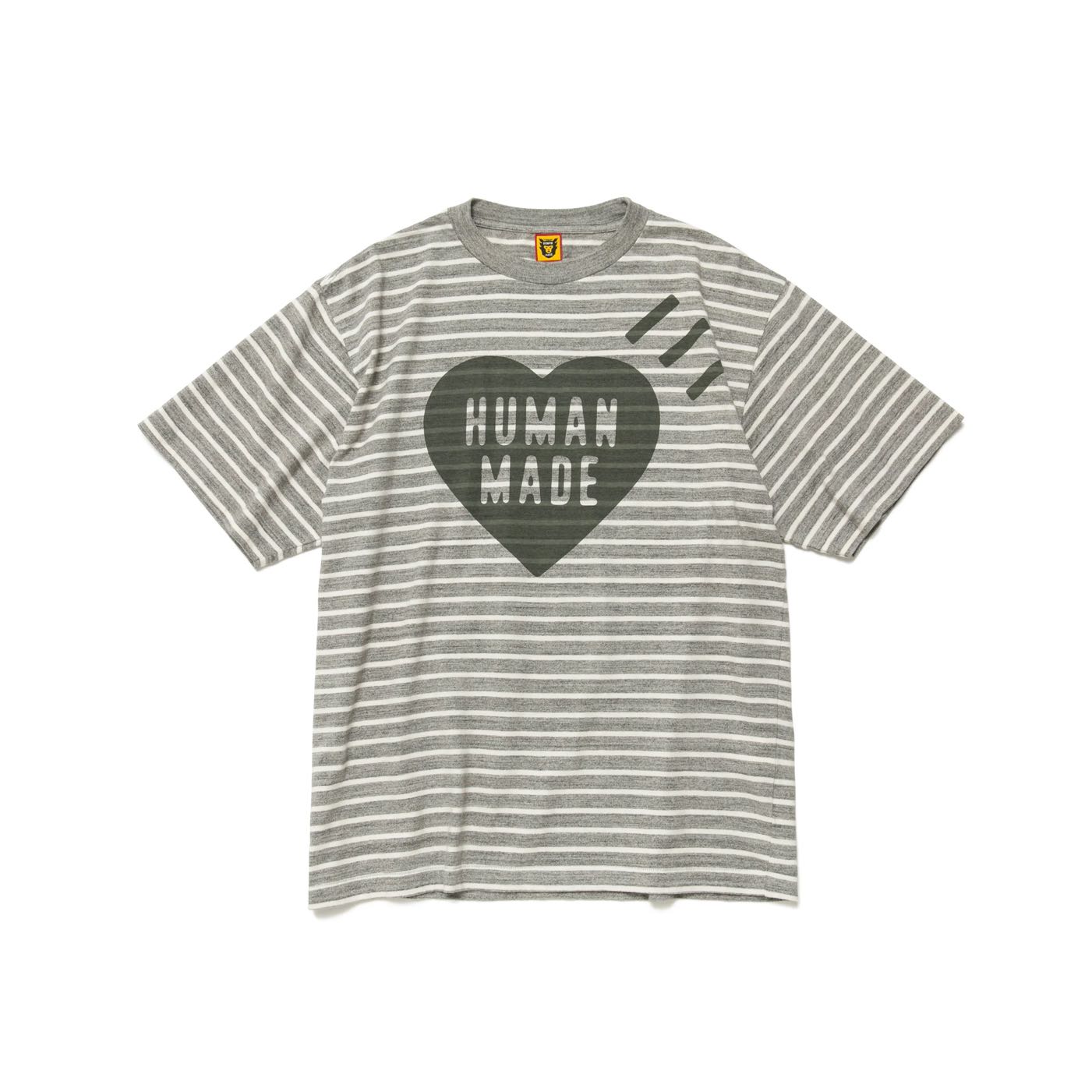 全新現貨HUMAN MADE 23SS STRIPED HEART T-SHIRT 愛心條紋橫條短袖