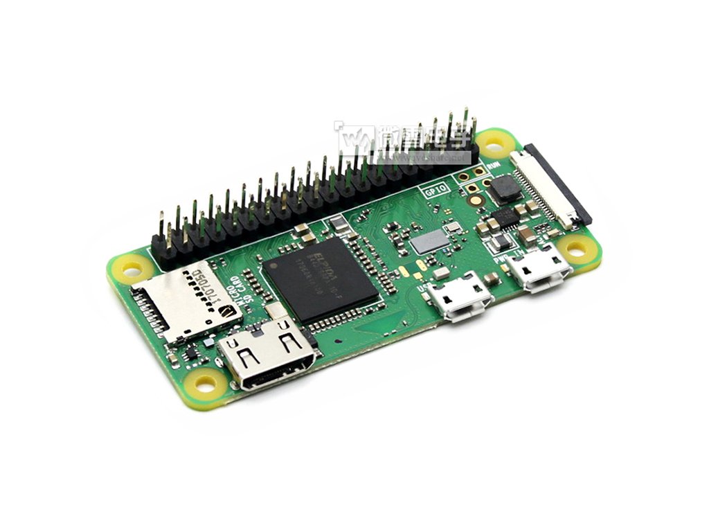 微雪樹莓派Raspberry Pi Zero WH pi0 帶排針2.13寸墨水屏套餐W43