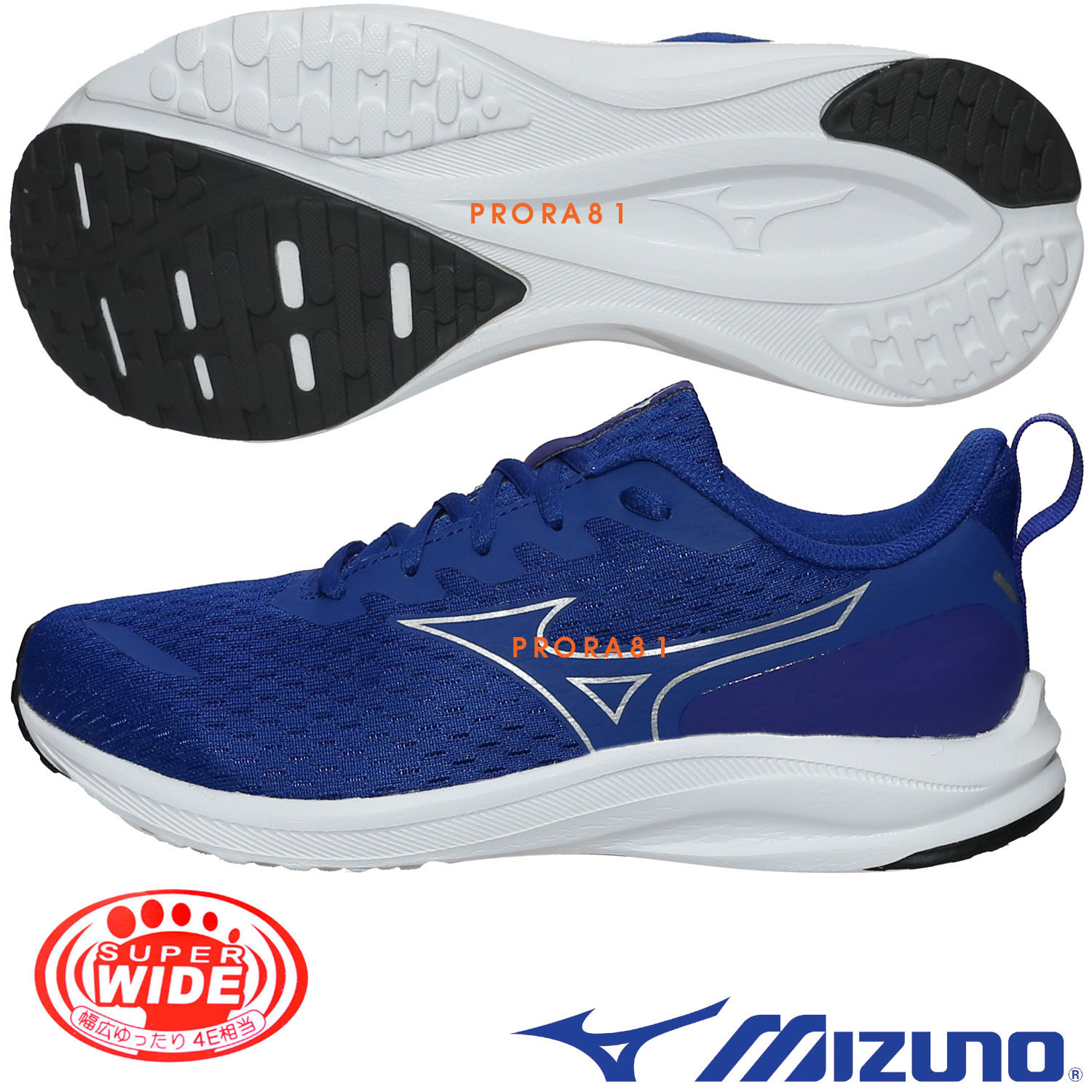 Mizuno K1GA-214425 藍色 超寬楦 ESPERUNZER慢跑鞋/全尺寸5-13號/ 082M