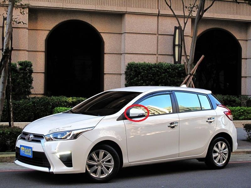 全新素材 TOYOTA YARIS 14 VIOS 14 後視鏡蓋 後視鏡殼 後照鏡蓋 鏡蓋 鏡殼 (有燈孔)