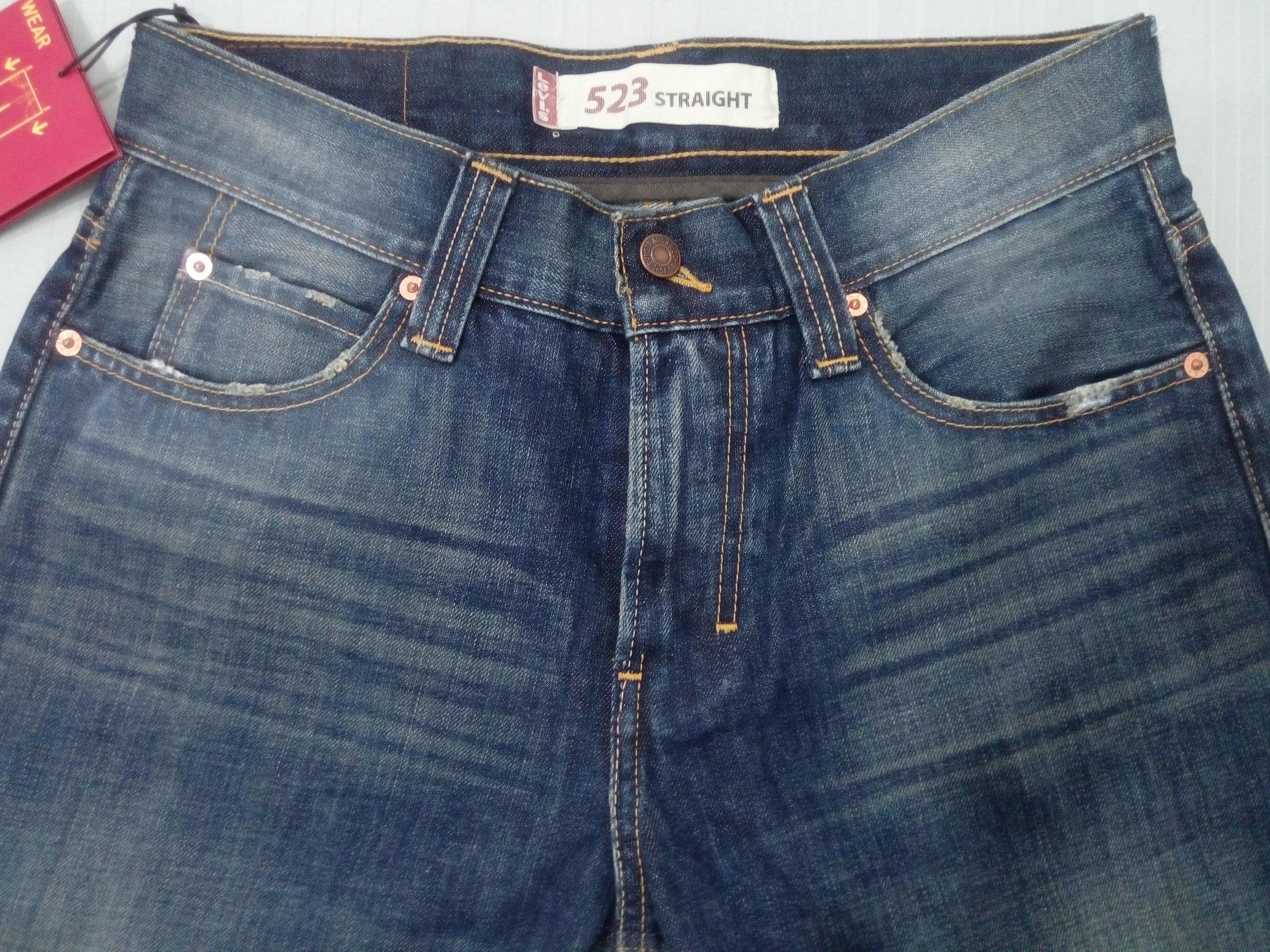 全新美國Levis Levi's專櫃真品正品已絕版523-0026方正剪裁陳冠希代言著