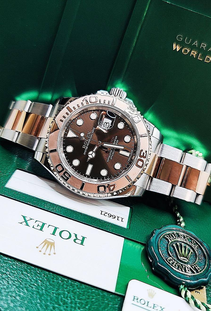 【預定】Rolex116621玫瑰金巧克力小遊艇🥰男女生都適合🤩新舊款二手代尋 Rolex126621新錶預定