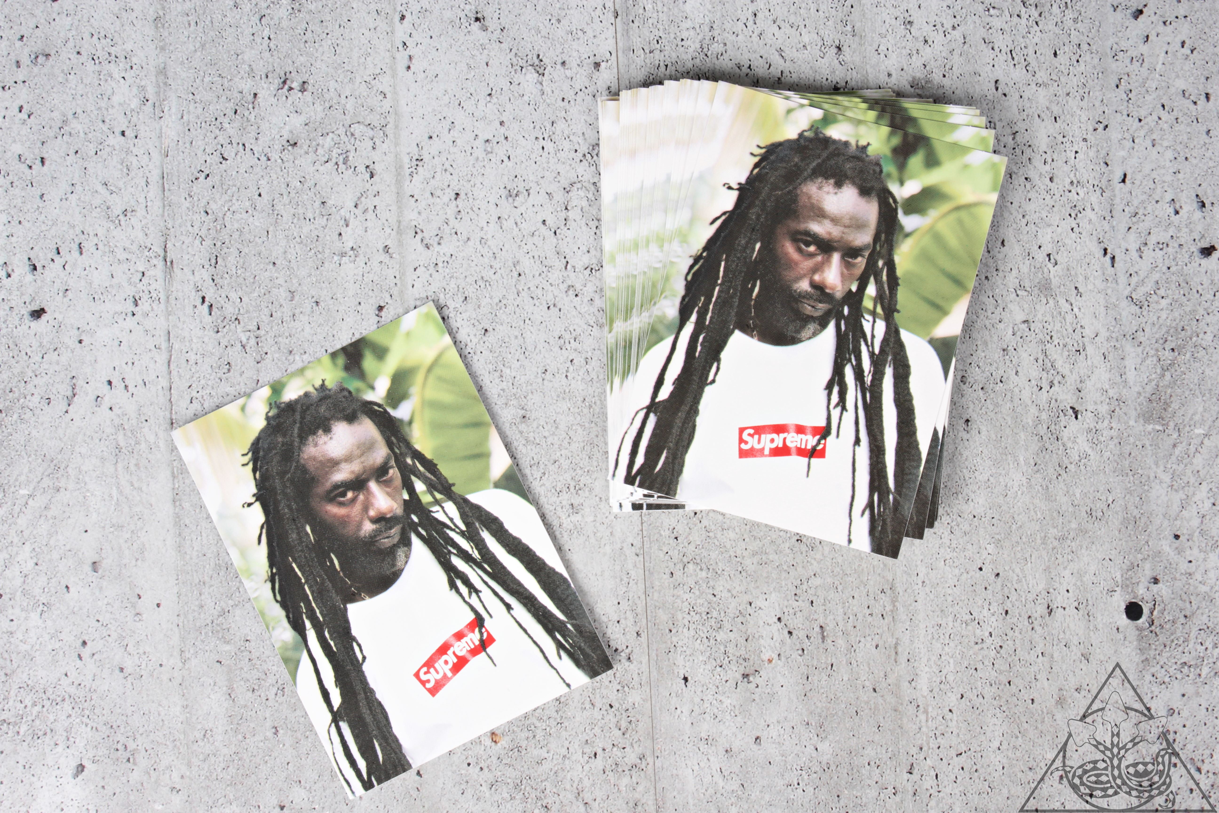 HYDRA】Supreme Buju Banton Sticker 雷鬼牙買加歌手貼紙【SUP397