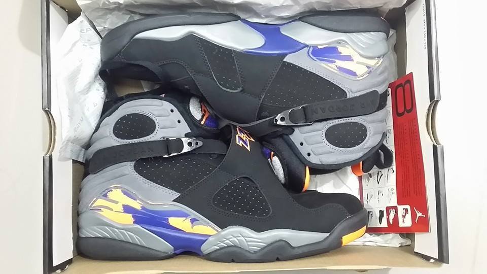 Nike Air Jordan 8 Retro Phoenix Suns AJ8 鳳凰城太陽海外限定現貨