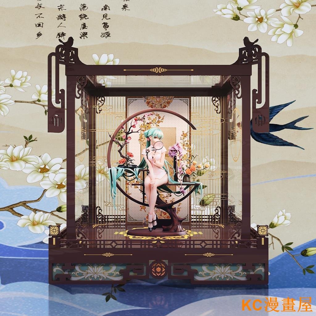 MK小屋【可客製】Myethos 鏡叔 初音未來 韶華無需拼裝 LED 展示盒 預售 #滿299