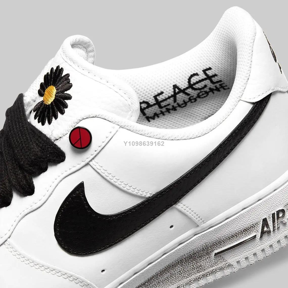 代購】PEACEMINUSONE x Nike Air Force 1 Para-noise 白黑經典百搭板鞋