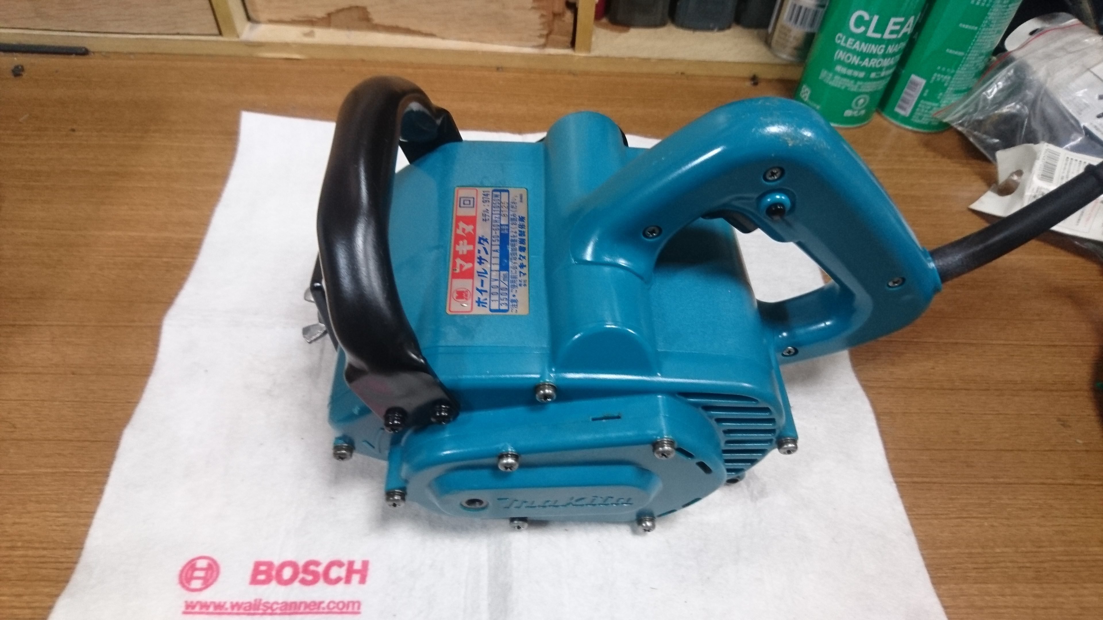 外匯嚴選牧田 makita 9741 輪型砂輪機/手刷地板 / 刷木紋機 /中古/二手/日本原裝 非9740