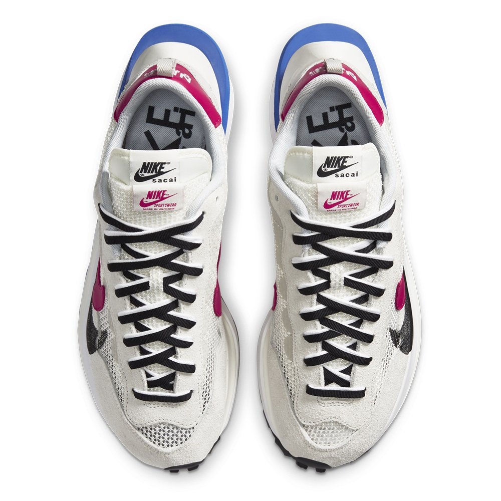 A-KAY0】NIKE X SACAI VAPORWAFFLE SAIL SPORT FUCHSIA GAME ROYAL 米