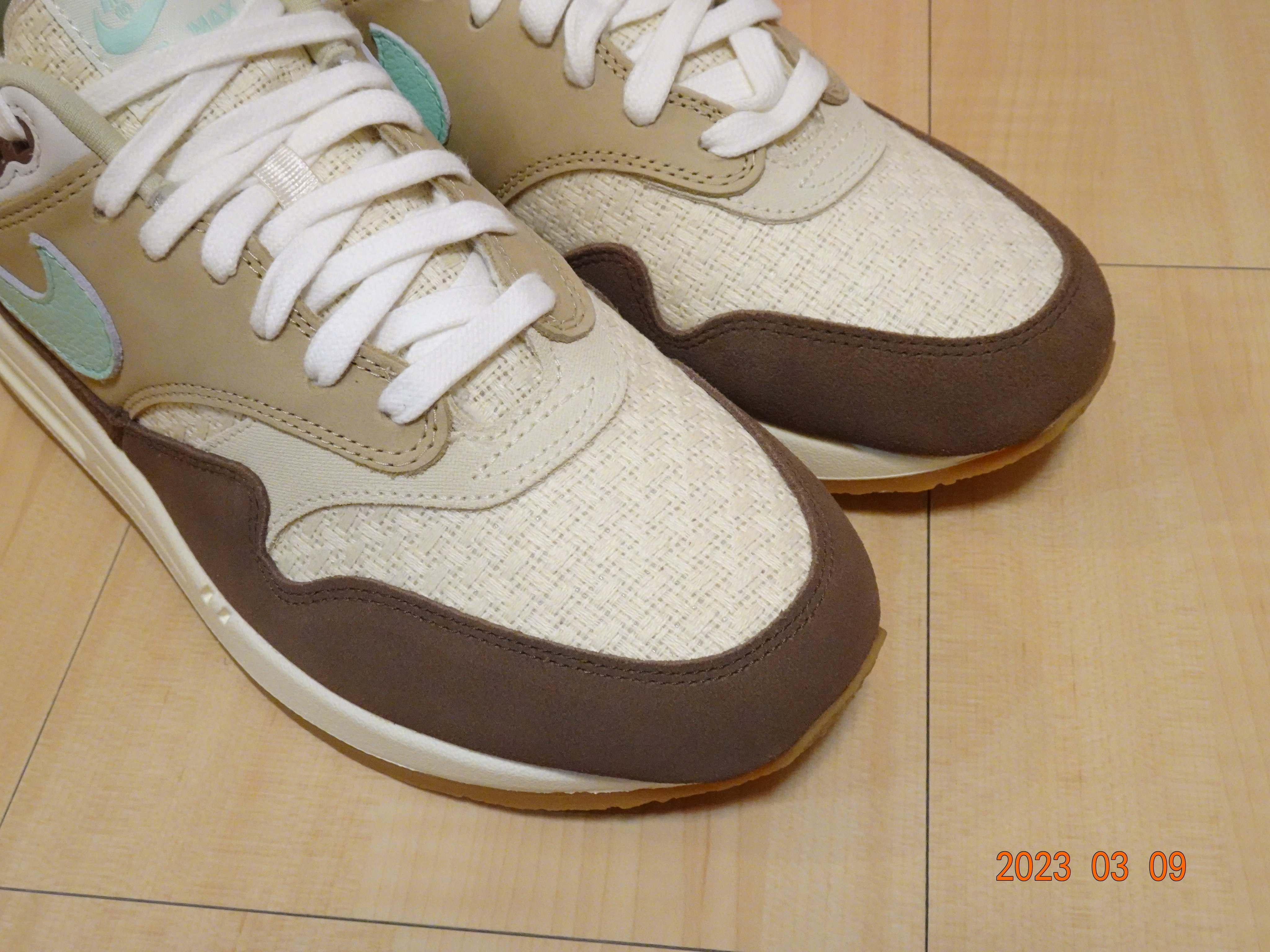 未使用品 NIKE AIR MAX 1 Premium Crepe Hemp-