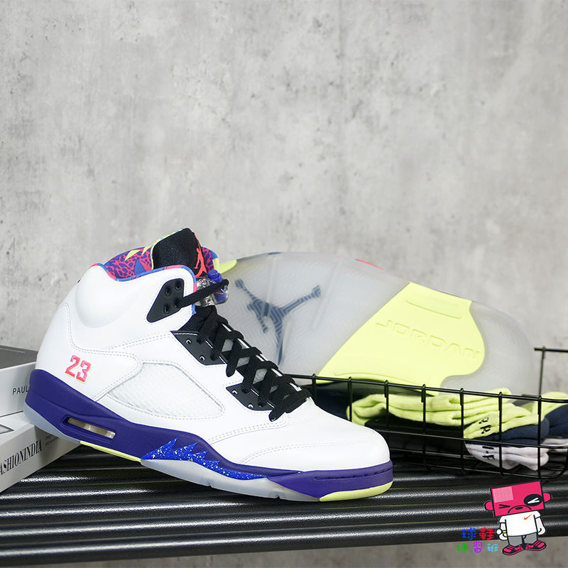 球鞋補習班NIKE AIR JORDAN 5 ALTERNATE BEL AIR 鴛鴦螢光彩虹DB3335