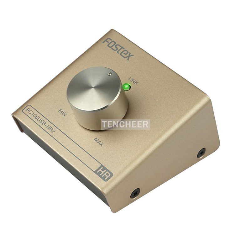 TENCHEER＞ FOSTEX PC100USB-HR2 耳機擴大器(黑色金色) USB DAC 96kHz