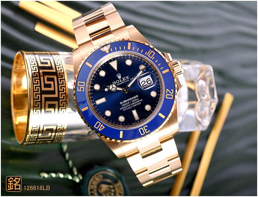 大銘腕錶 全新現貨 勞力士 ROLEX 全金藍水鬼 126618LB 41MM RX274080