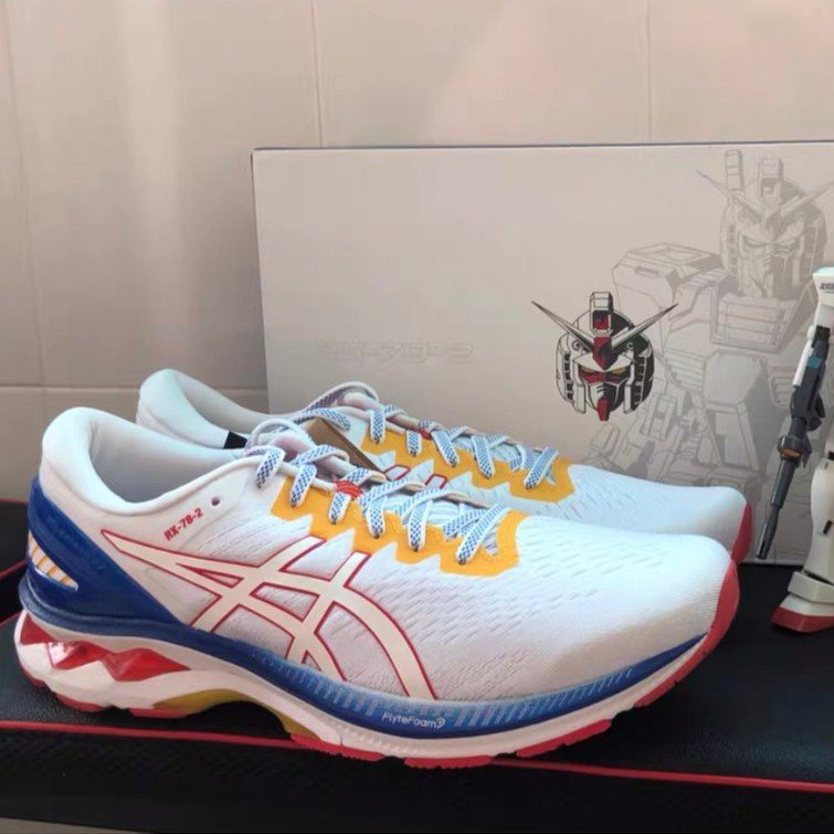 【正品】Asics Gel-Kayano 27 Gundam 聯名 白藍紅慢跑 1011B283-100 男女潮鞋