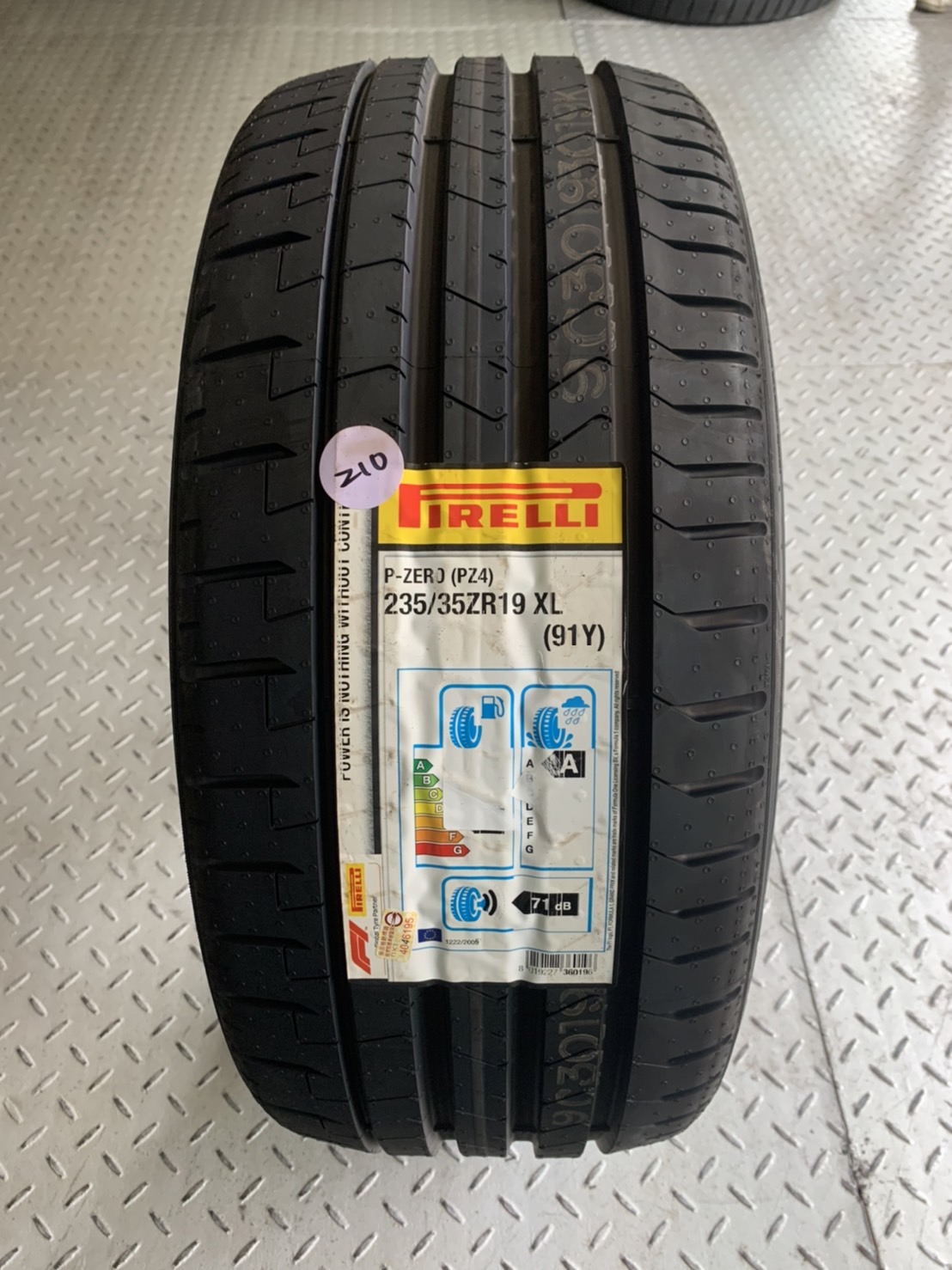 CR輪業 全新 倍耐力 PIRELLI P-ZERO PZ4 235/35/19 完工價:6000