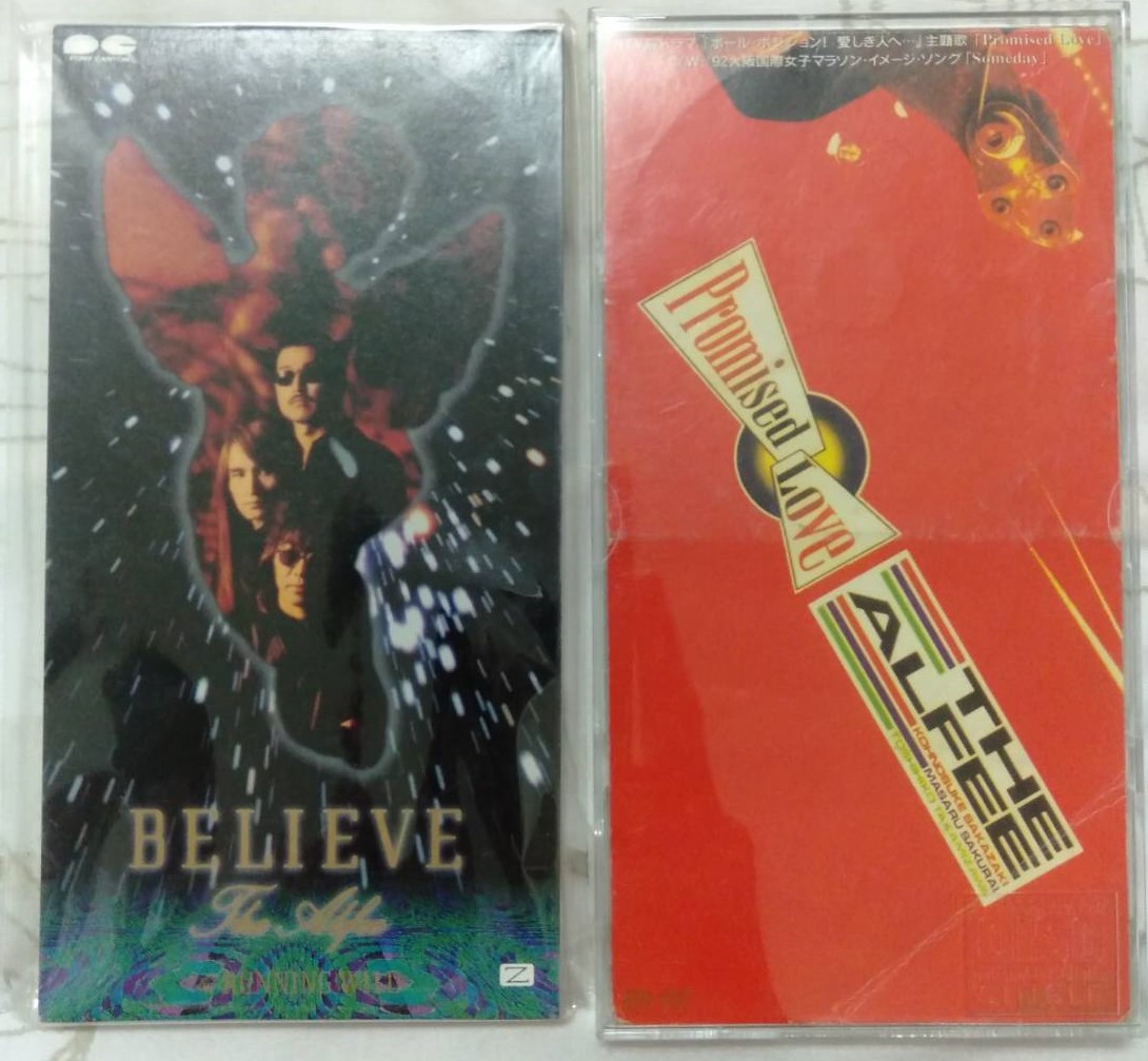 THE ALFEE（ジ・アルフィー）-『Promised Love』『Believe』日本航空版 8cm 2CD