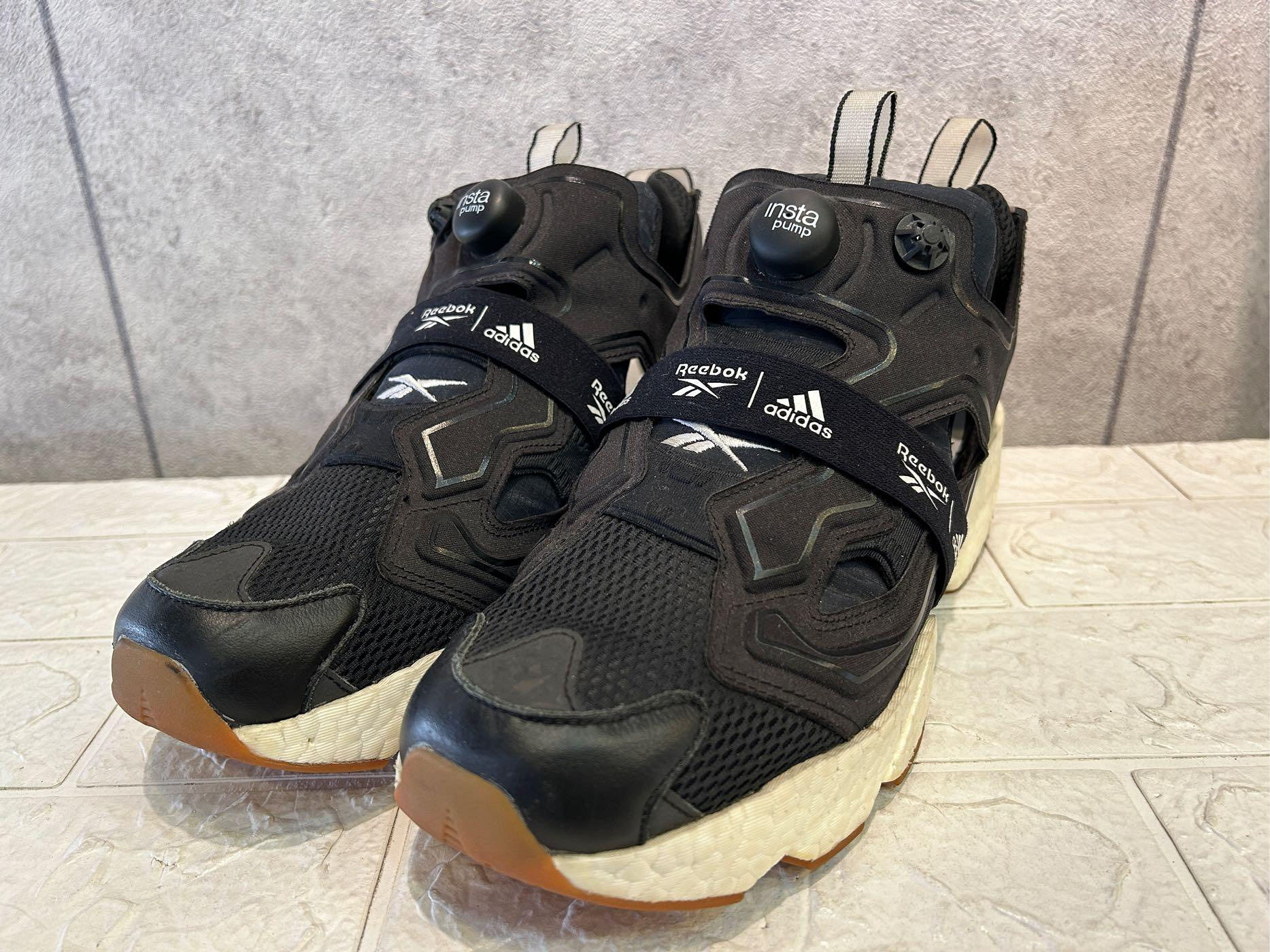 Reebok X A didas Instapump Fury Boost 黑色 Fu9239