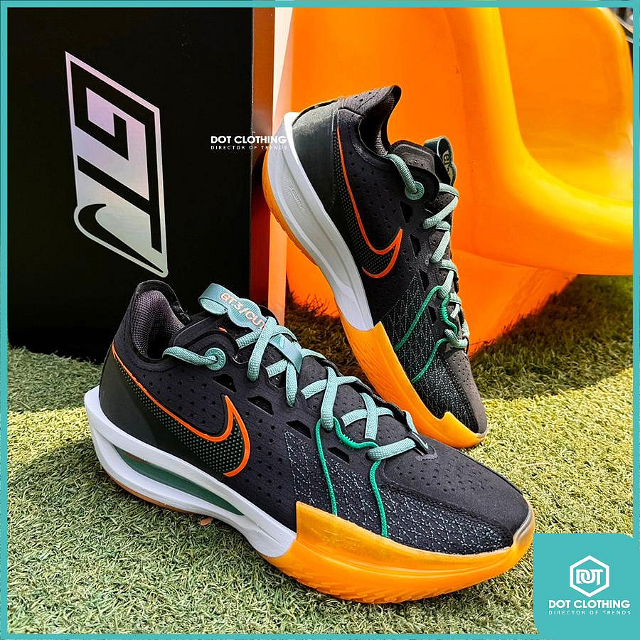 DOT 聚點 NIKE AIR ZOOM G.T. CUT 3 EP 黑綠黃 緩震 氣墊 實戰籃球鞋 DV2918-001 男鞋