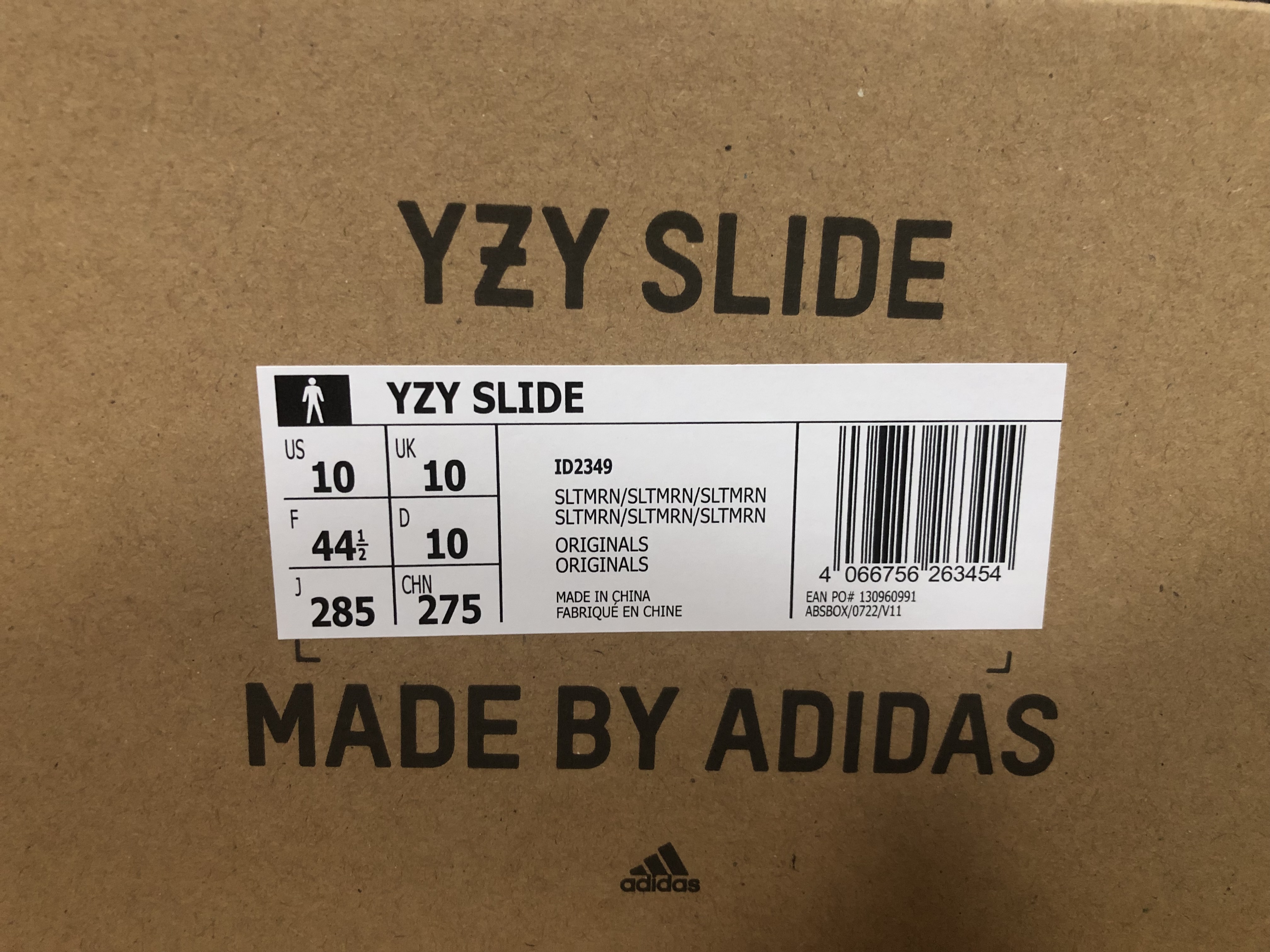 経典ブランド adidas YZY SLIDE SLATE MARINE 28.5㎝ - 靴