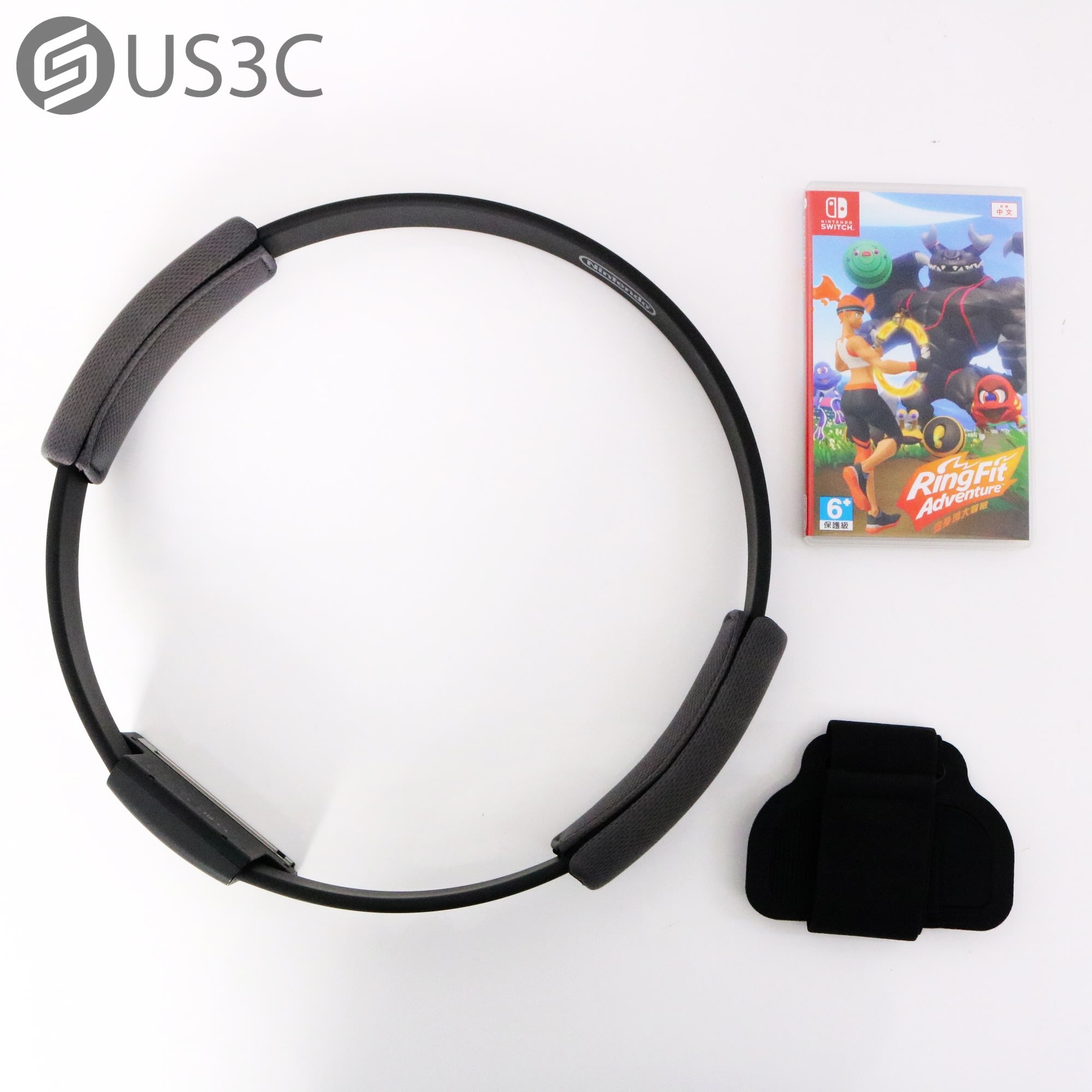 【US3C-高雄店】Nintendo 任天堂 Switch 健身環大冒險 Ring Fit Adventure 中文版 + Ring-Con 專屬控制器