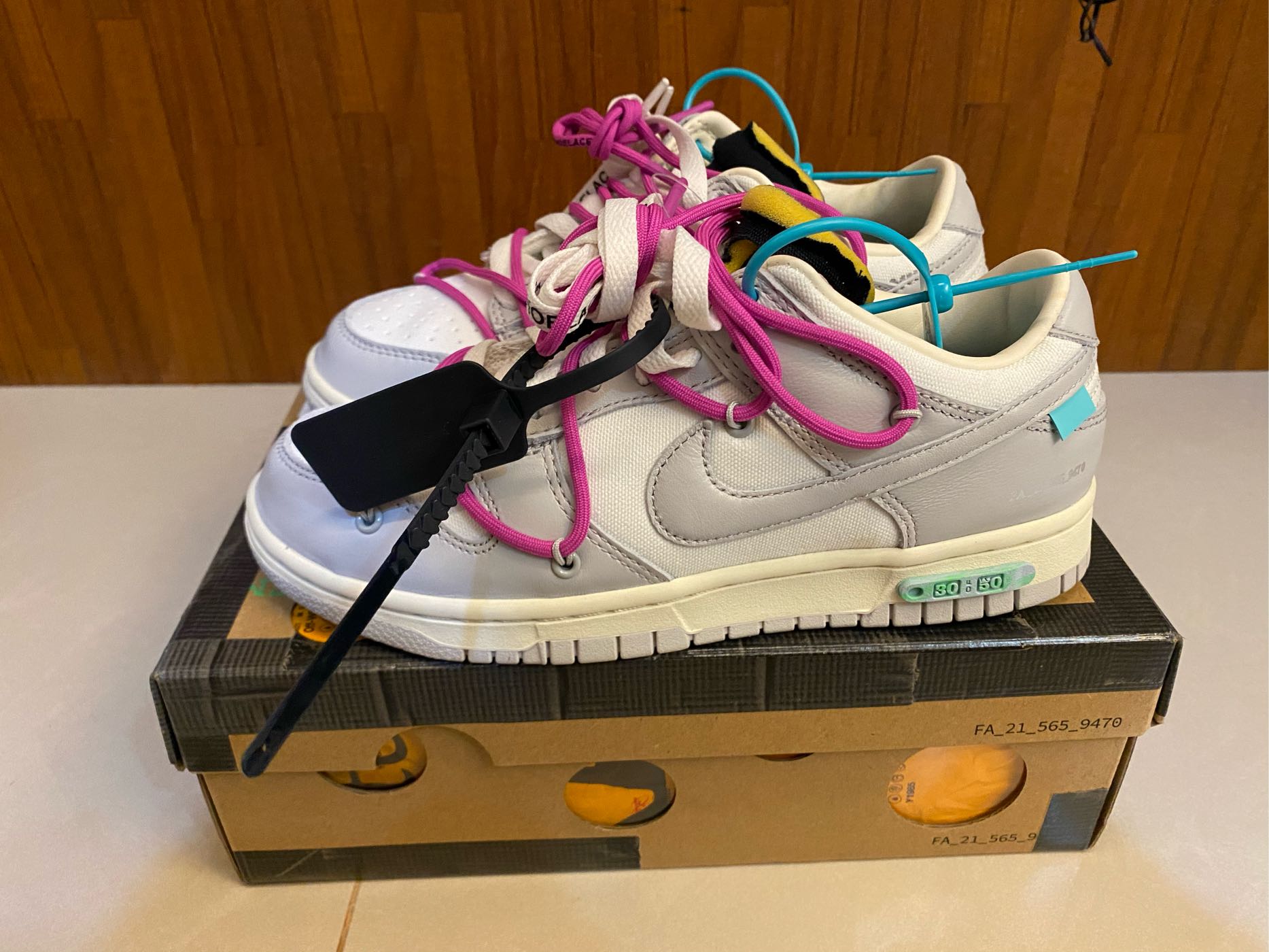 世界的に 国内正規品 off-white - nike 26.5 高品質国産 NIKE DUNK