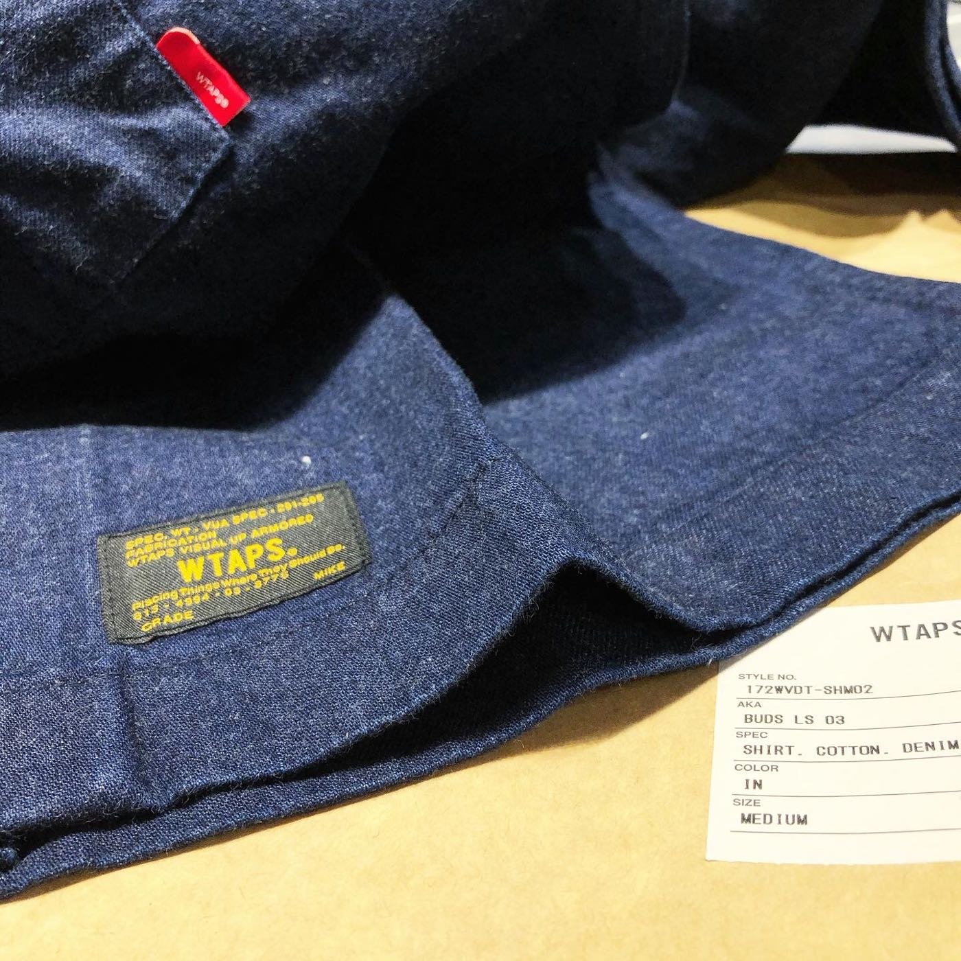 希望商店】WTAPS BUDS LS 03 17AW 經典丹寧軍衫| Yahoo奇摩拍賣