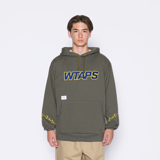 日貨代購CITY】2020AW WTAPS DRIFTERS HOODED COPO 火焰刺繡帽T LOGO