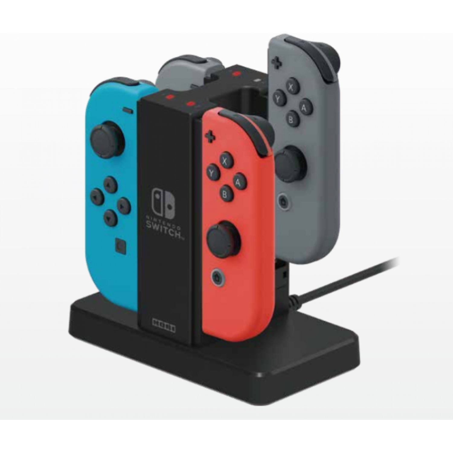 Switch周邊HORI JoyCon 握把充電座4隻手把4手左右手充電台NSW-003