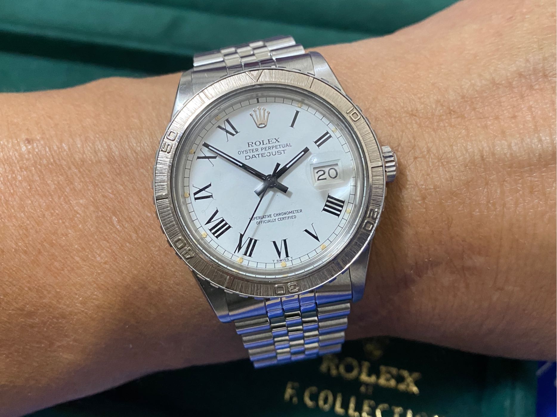 Rolex 16250 白面大羅馬面盤(16264.16234.16014.1625.18038.16610,1601,16520)