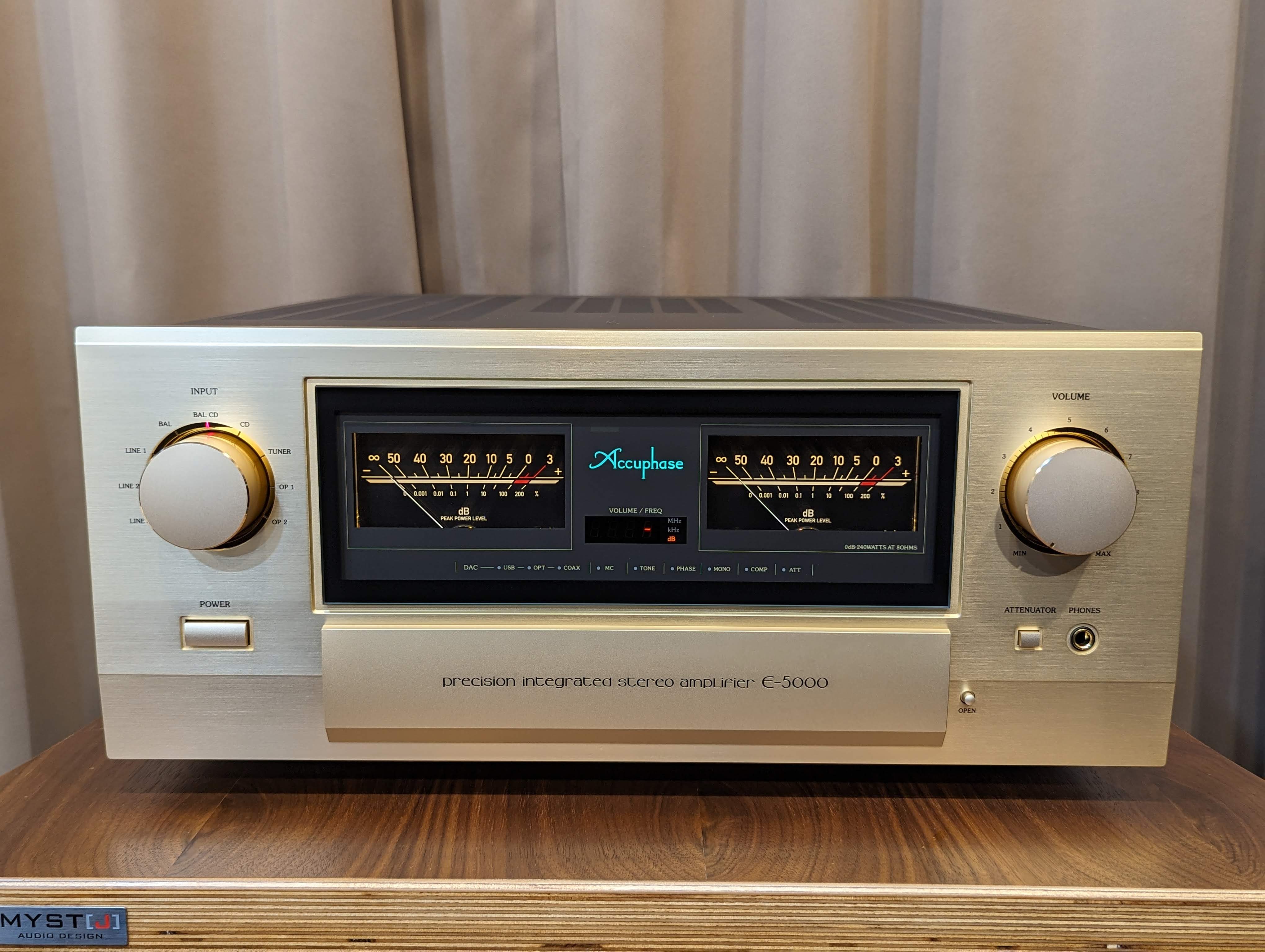 【9S Accuphase】【極美】(現貨) E-5000 五十週年紀念旗艦AB類綜合擴大機『保固五年』