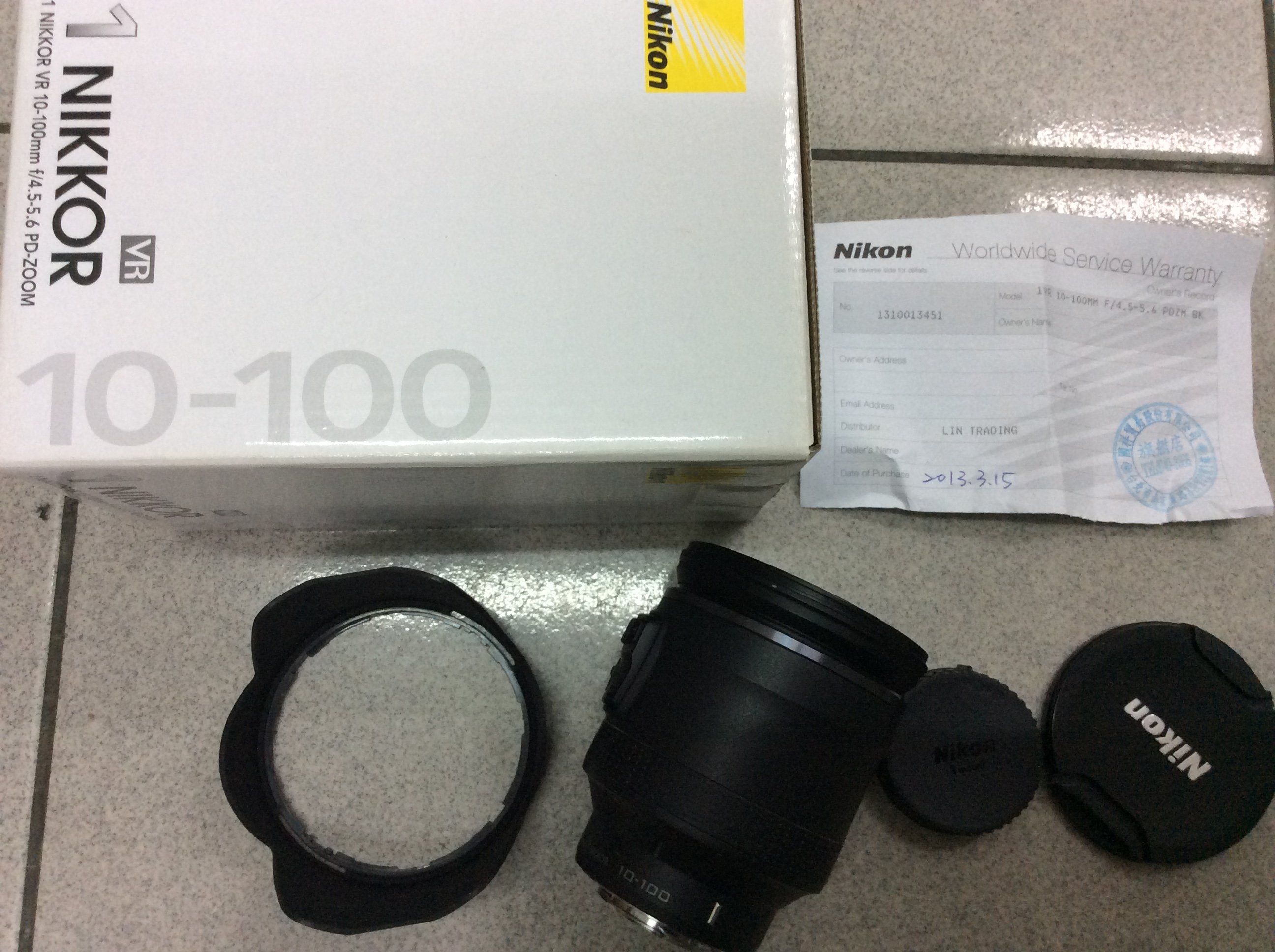 売れ筋介護用品も！ ニコン 1NIKKOR 10-100mm F4.5-5.6 １０－１００ｍｍ VR VR 4.5-5.6PD-ZOOM PD- ZOOM カメラ、光学機器