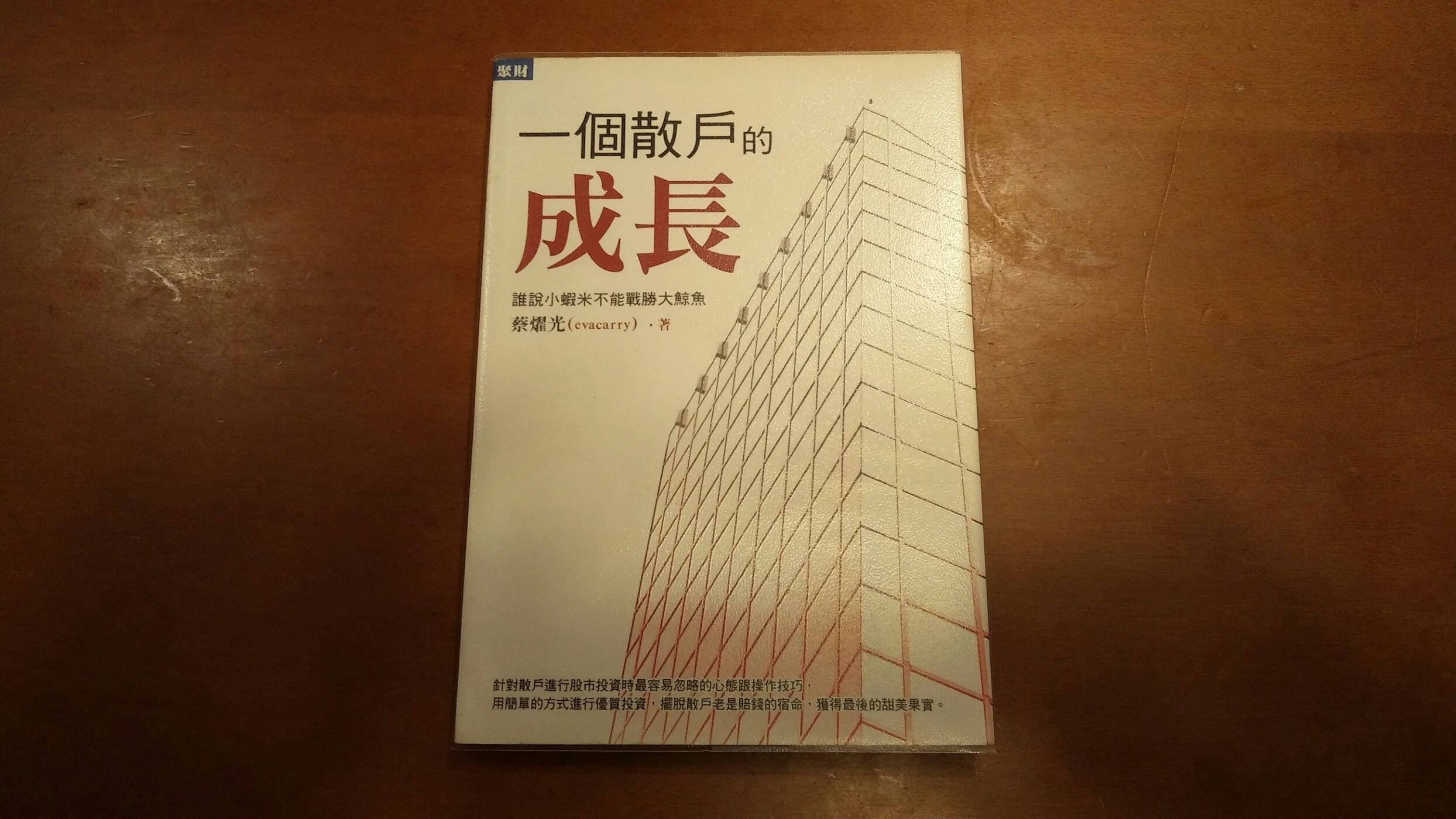 絕版 蔡燿光 一個散戶的成長 誰說小蝦米不能戰勝大鯨魚 Yahoo奇摩拍賣