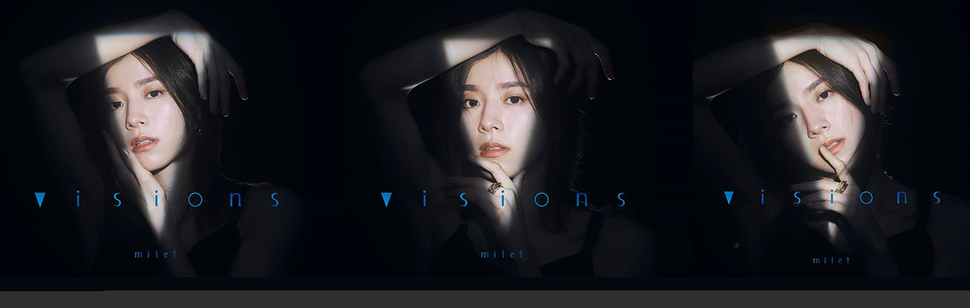 代購 Milet 第2張專輯milet 2nd full Album『visions』初回生産限定盤B 日版CD+DVD
