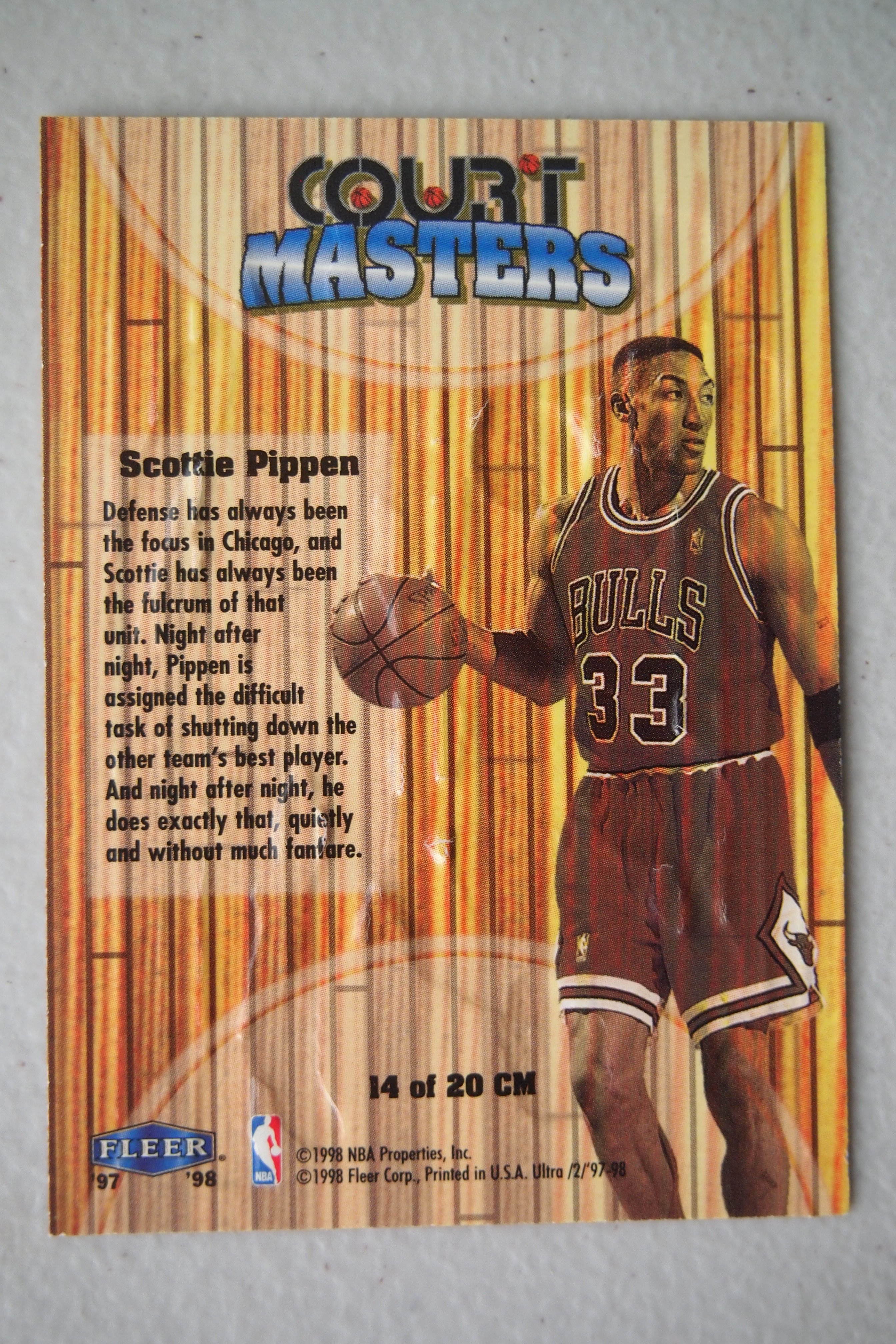 1997-98 Ultra Court Masters #CM14 Scottie Pippen | Yahoo奇摩拍賣