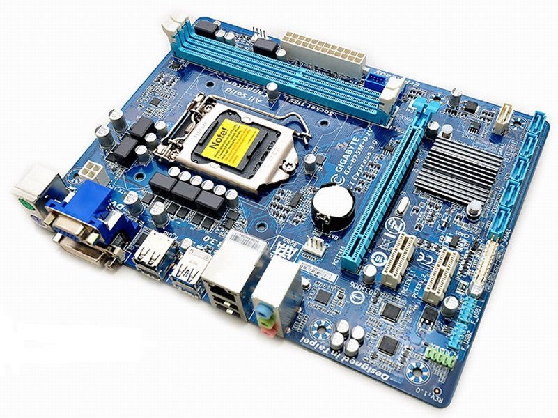 技嘉GA-B75M-D2V /1155腳位主機板【支援2，3代酷睿處理器】DDR3、PCI-E