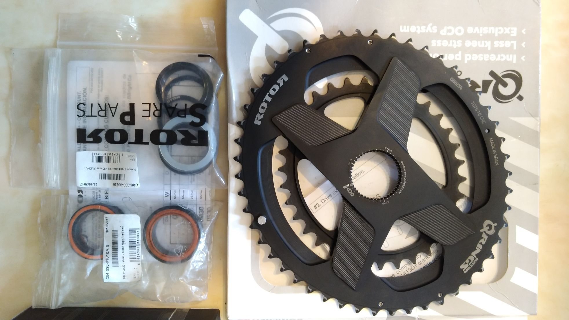 ベビーグッズも大集合 ROTOR ALDHU ROTOR TRACK TRACK 165mm 144pcd