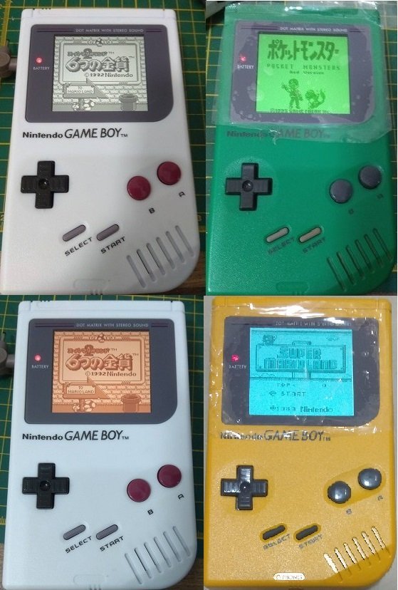 自改高亮背光GAME BOY 初代GB主機原裝任天堂厚GB | Yahoo奇摩拍賣