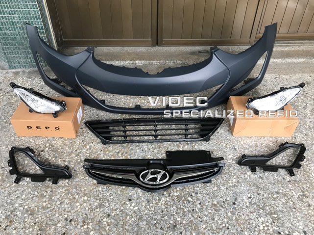 巨城汽車精品 現代 HYUNDAI 14-17 ELANTRA EX 版 前保桿 總成 大包 空力套件 新竹 威德