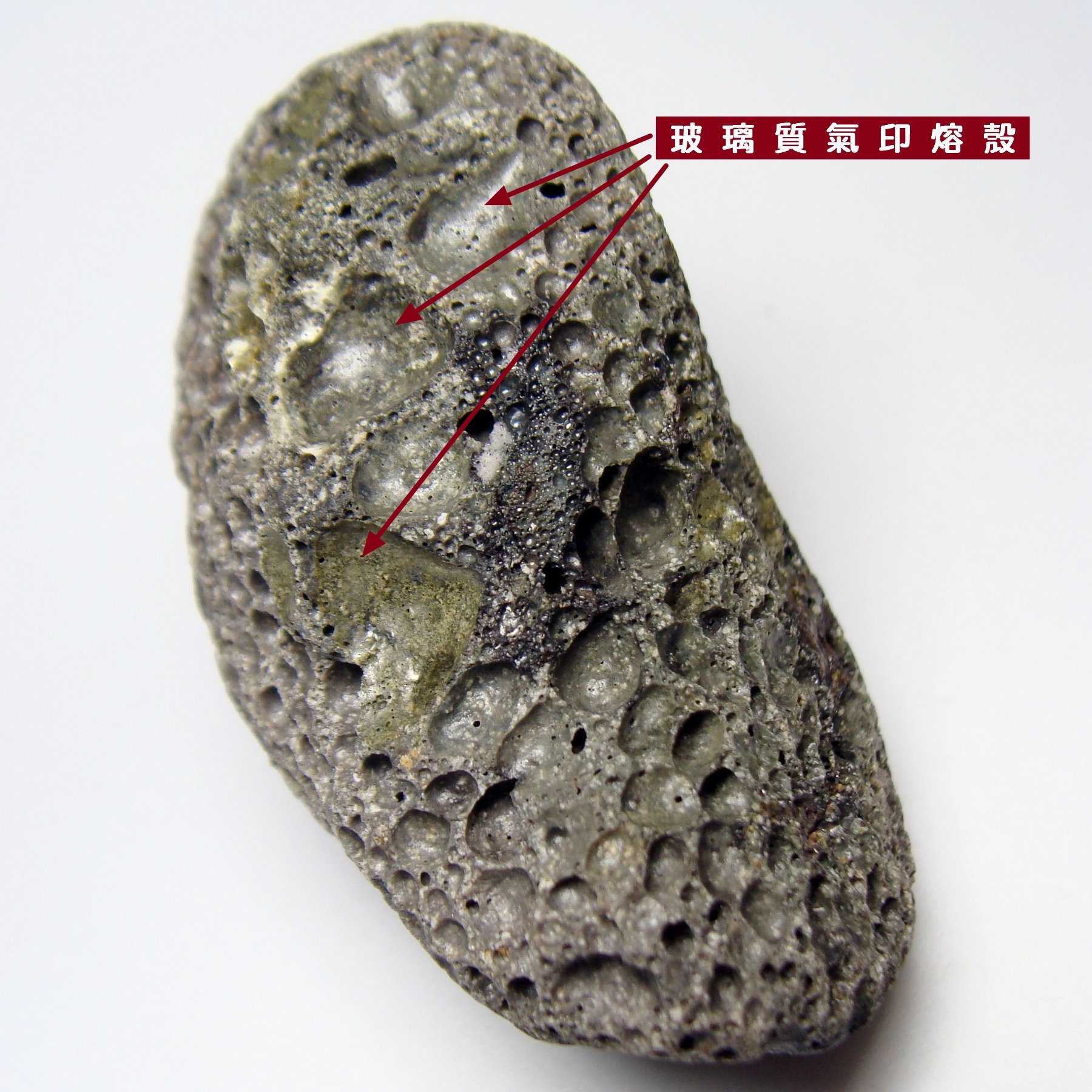 妙麗】月球氣泡狀玄武岩隕石/Vesicles Basalt Lunar Meteorite/NASA 