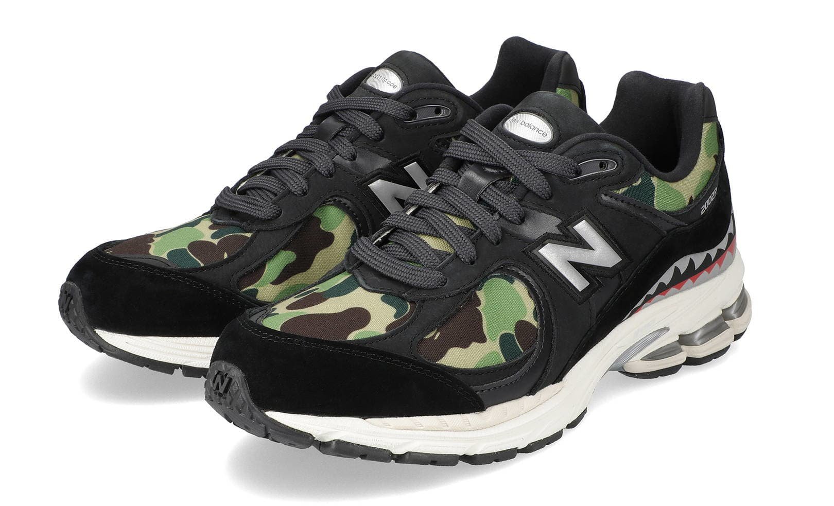 S.M.P】BAPE × NEW BALANCE 2002R 黑色鯊魚嘴NB2002R M2002RBF | Yahoo