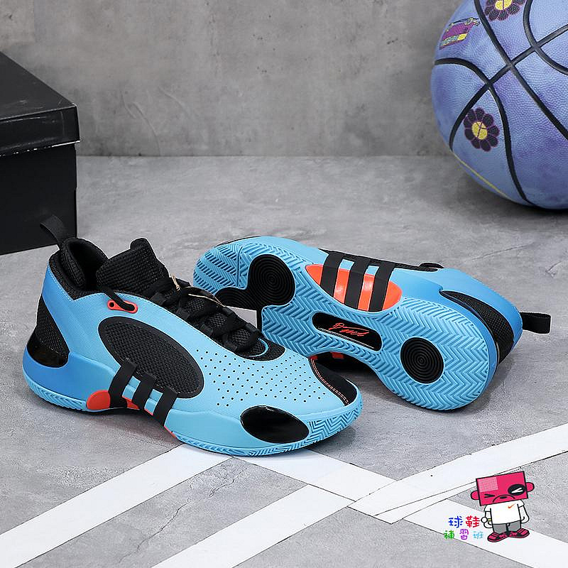 球鞋補習班adidas D.O.N. ISSUE 5 藍黑漸層米切爾MITCHELL 緩震籃球鞋