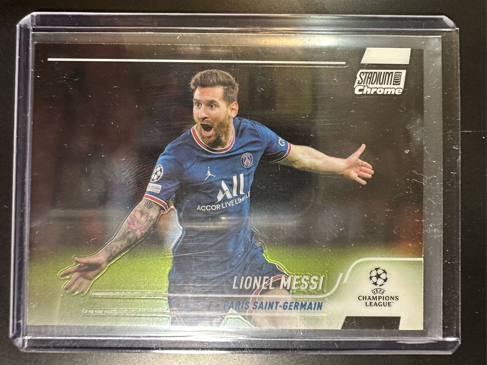 2021-22 TOPPS STADIUM CLUB CHROME UEFA CHAMPIONS LEAGUE LIONEL