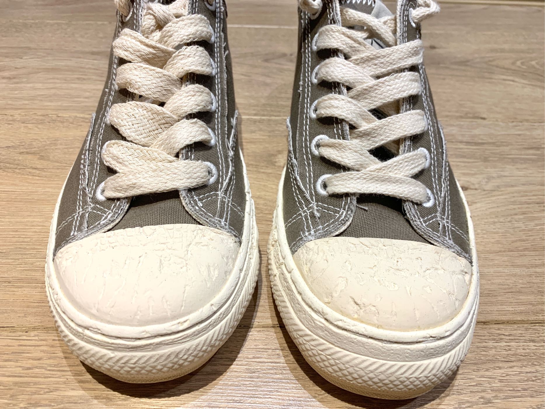 MIHARA YASUHIRO 【General Scale】PAST Sole 6 - Hole Low-top 帆布鞋