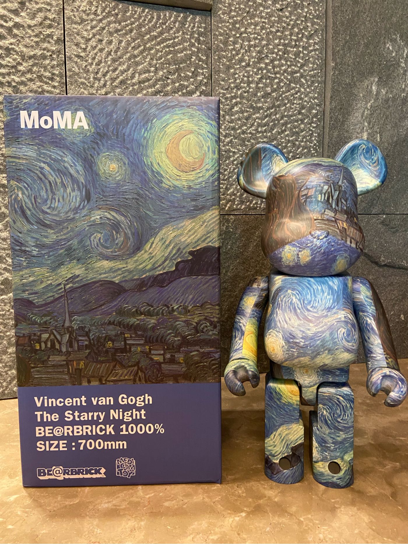 BE@RBRICK 1000% 梵谷星夜Van Gogh The starry Night 星夜星空