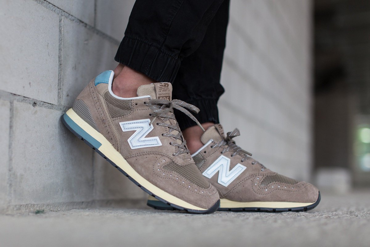 南◇現INVINCIBLE x New Balance 996 MRL996IN 灰藍牛津雕花附防塵袋