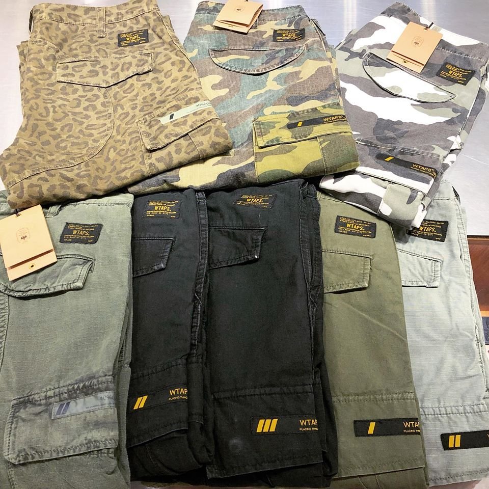 希望商店】WTAPS JUNGLE STOCK 12AW 非目錄款豹紋水洗軍褲