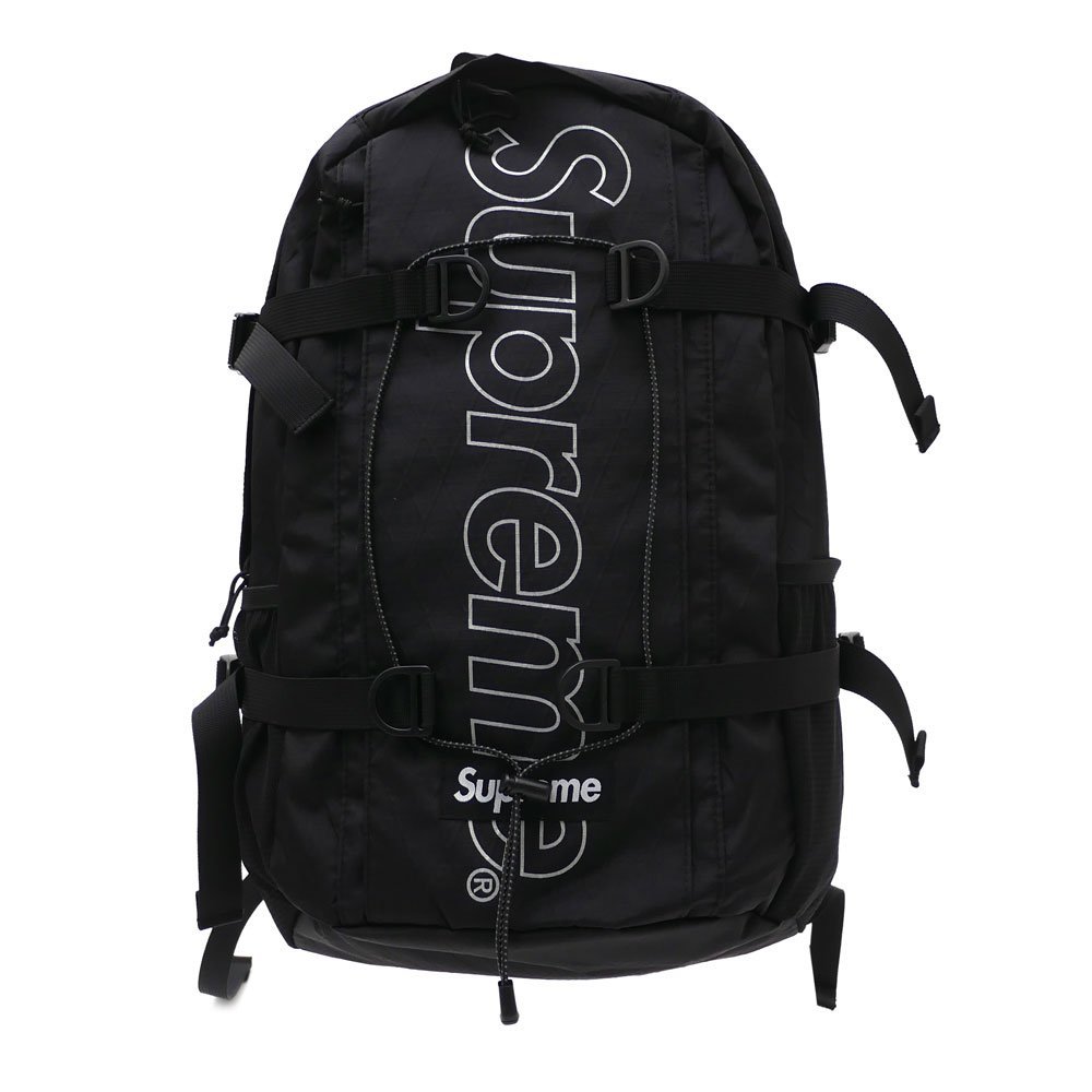 超搶手】全新正品2018秋冬FW Supreme backpack 45代45TH 3M反光防水後