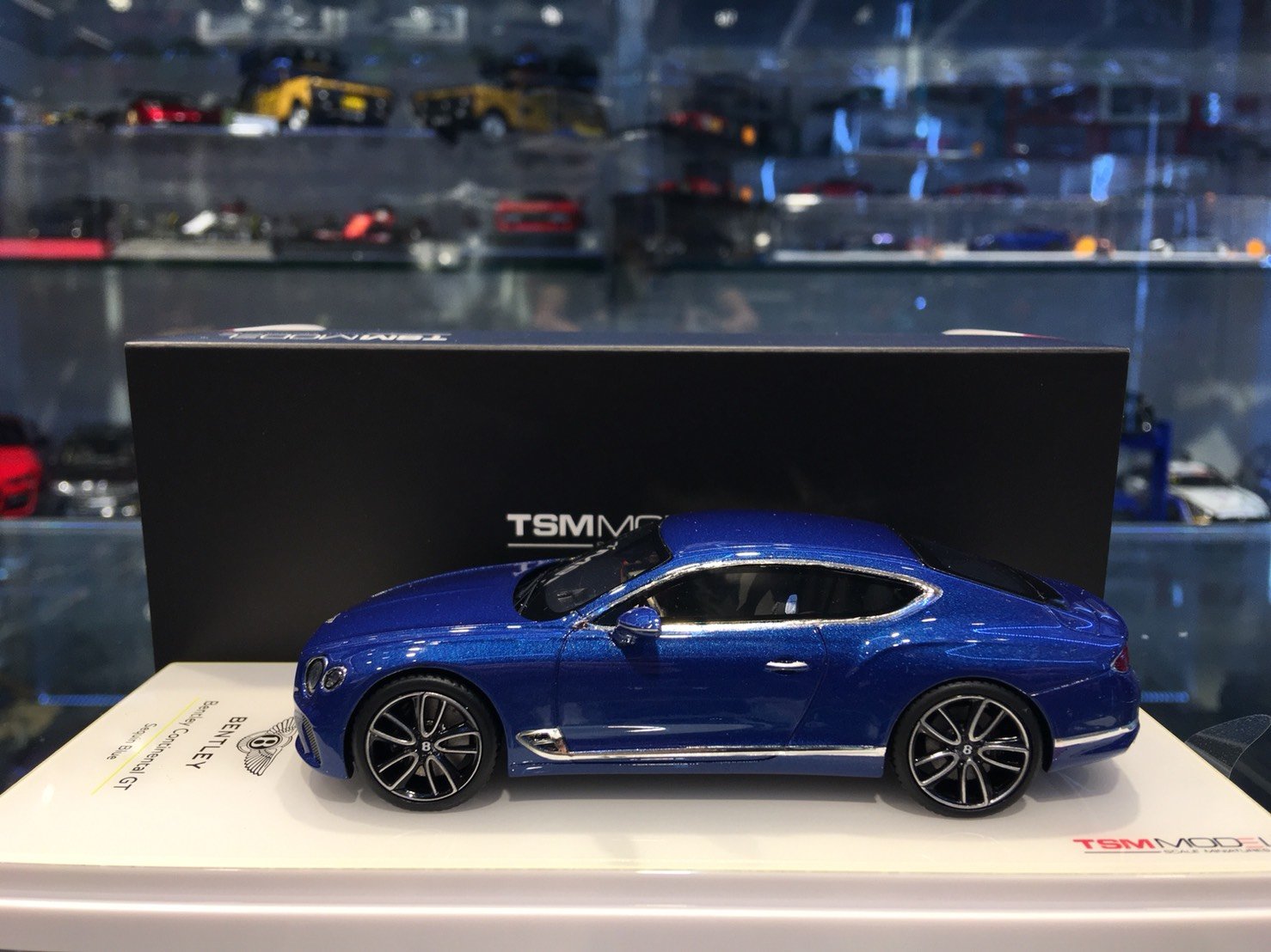 吉華科技＠ 1/43 TSM TSM430376 Bentley Continental GT Sequin 藍色