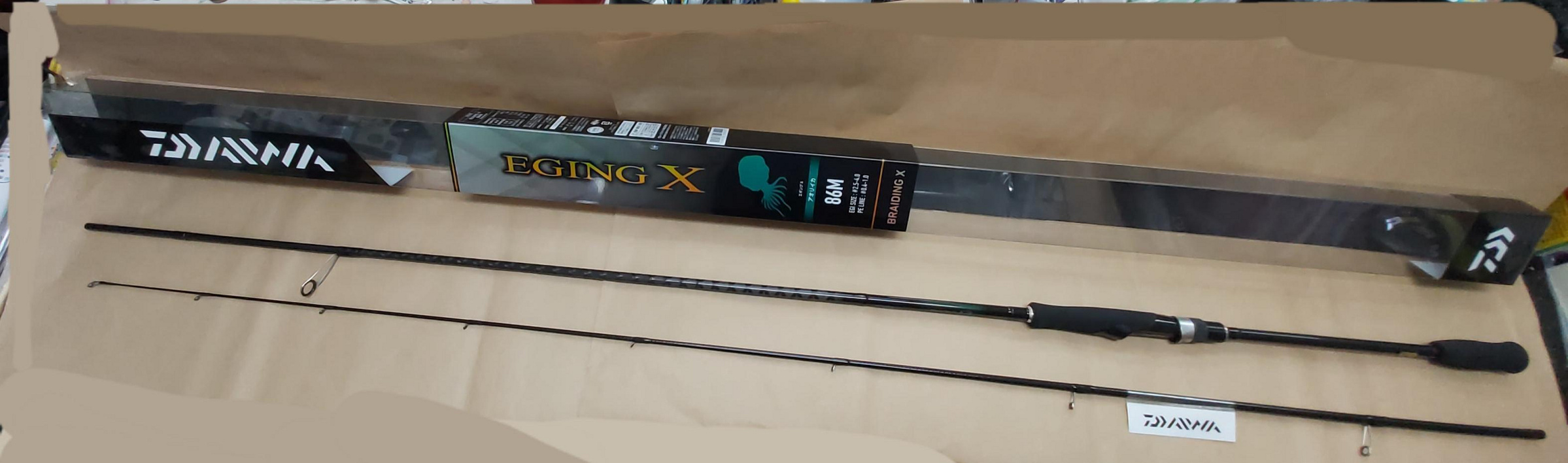 欣の店】Daiwa EGING X 86ML 軟絲路亞竿微鐵路亞竿海釣竿軟絲透抽